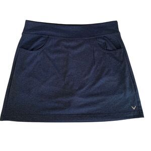 Callaway Skort Golf Athletic Skirt Built-In Shorts Navy Size S Petite Pockets